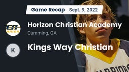 Recap: Horizon Christian Academy  vs. Kings Way Christian 2022