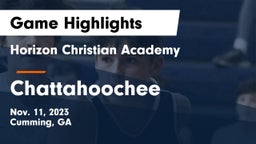 Horizon Christian Academy  vs Chattahoochee  Game Highlights - Nov. 11, 2023