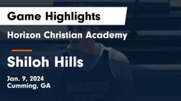 Horizon Christian Academy  vs Shiloh Hills Game Highlights - Jan. 9, 2024