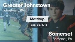 Matchup: Greater Johnstown vs. Somerset  2016
