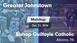 Matchup: Greater Johnstown vs. Bishop Guilfoyle Catholic  2016
