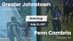 Matchup: Greater Johnstown vs. Penn Cambria  2017