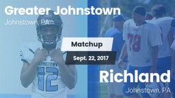 Matchup: Greater Johnstown vs. Richland  2017