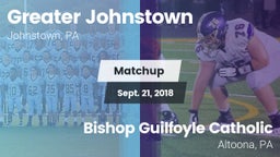 Matchup: Greater Johnstown vs. Bishop Guilfoyle Catholic  2018