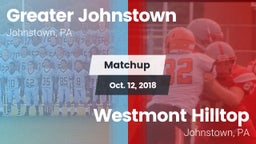 Matchup: Greater Johnstown vs. Westmont Hilltop  2018