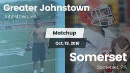 Matchup: Greater Johnstown vs. Somerset  2018