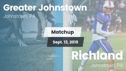 Matchup: Greater Johnstown vs. Richland  2019