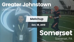 Matchup: Greater Johnstown vs. Somerset  2019