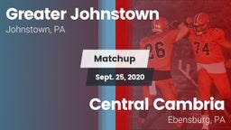 Matchup: Greater Johnstown vs. Central Cambria  2020