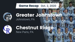 Recap: Greater Johnstown  vs. Chestnut Ridge  2020