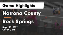 Natrona County  vs Rock Springs Game Highlights - Sept. 23, 2022