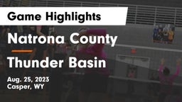 Natrona County  vs Thunder Basin  Game Highlights - Aug. 25, 2023