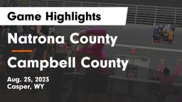 Natrona County  vs Campbell County  Game Highlights - Aug. 25, 2023