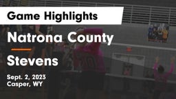 Natrona County  vs Stevens Game Highlights - Sept. 2, 2023