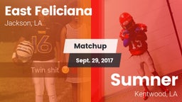 Matchup: East Feliciana High vs. Sumner  2017