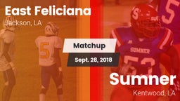 Matchup: East Feliciana High vs. Sumner  2018