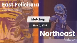 Matchup: East Feliciana High vs. Northeast  2018