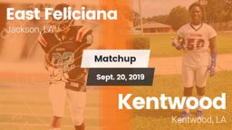 Matchup: East Feliciana High vs. Kentwood  2019