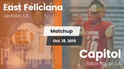 Matchup: East Feliciana High vs. Capitol  2019