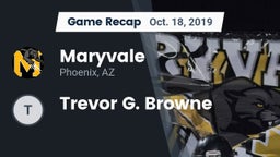 Recap: Maryvale  vs. Trevor G. Browne 2019