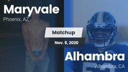 Matchup: Maryvale vs. Alhambra  2020