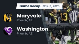 Recap: Maryvale  vs. Washington  2023