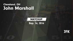 Matchup: John Marshall High vs. JFK 2016