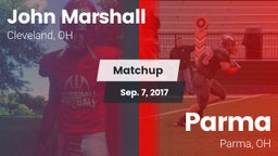 Matchup: John Marshall High vs. Parma  2017