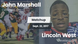 Matchup: John Marshall High vs. Lincoln West  2017