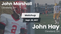 Matchup: John Marshall High vs. John Hay  2017