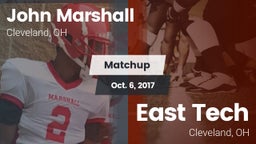 Matchup: John Marshall High vs. East Tech  2017