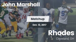 Matchup: John Marshall High vs. Rhodes  2017