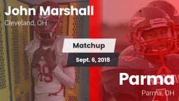 Matchup: John Marshall High vs. Parma  2018