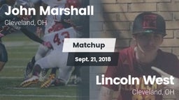 Matchup: John Marshall High vs. Lincoln West  2018