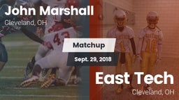 Matchup: John Marshall High vs. East Tech  2018