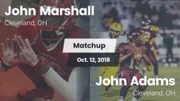 Matchup: John Marshall High vs. John Adams  2018