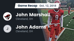 Recap: John Marshall  vs. John Adams  2018