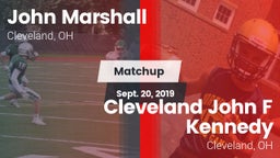 Matchup: John Marshall High vs. Cleveland John F Kennedy  2019