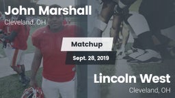 Matchup: John Marshall High vs. Lincoln West  2019