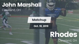 Matchup: John Marshall High vs. Rhodes  2019
