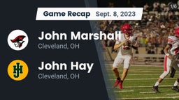 Recap: John Marshall  vs. John Hay  2023