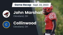 Recap: John Marshall  vs. Collinwood  2023
