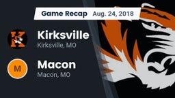 Recap: Kirksville  vs. Macon  2018