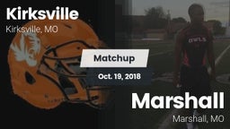 Matchup: Kirksville vs. Marshall  2018