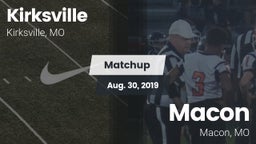 Matchup: Kirksville vs. Macon  2019