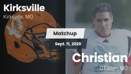 Matchup: Kirksville vs. Christian  2020