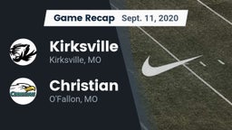 Recap: Kirksville  vs. Christian  2020