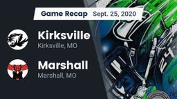 Recap: Kirksville  vs. Marshall  2020
