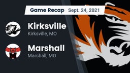 Recap: Kirksville  vs. Marshall  2021