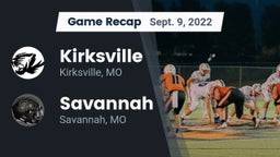 Recap: Kirksville  vs. Savannah  2022